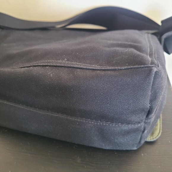 Jack Spade Green Street Messenger Bag Canvas Black - Picture 6 of 7